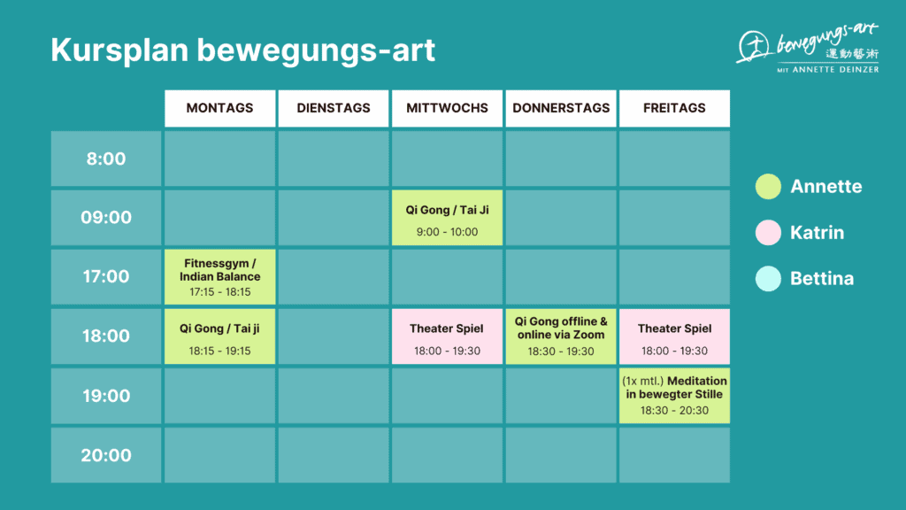 Kursplan bewegungs-art ab Juli 2025